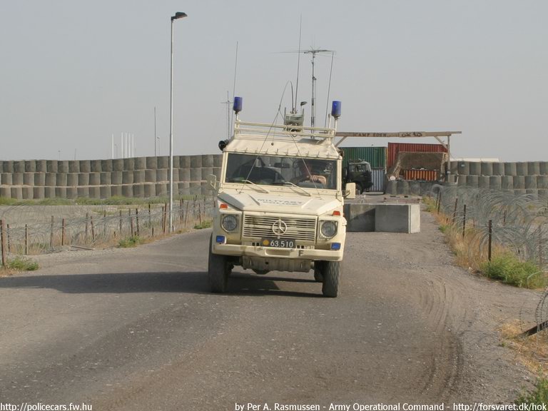 Mercedes G, fotó: Per A. Rasmussen - Army Operational Command - http://forsvaret.dk/hok
Keywords: Irak iraki