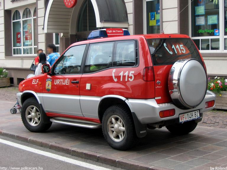 Nissan Terrano, fotó: Roland
Keywords: olasz Olaszország tûzoltó tûzoltóautó tûzoltóság