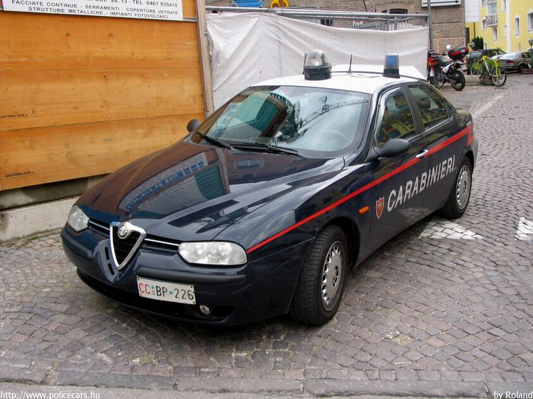 Alfa Romeo 156, fotó: Roland
Keywords: olasz Olaszország rendőrautó rendőrség rendőr  carabinieri 
