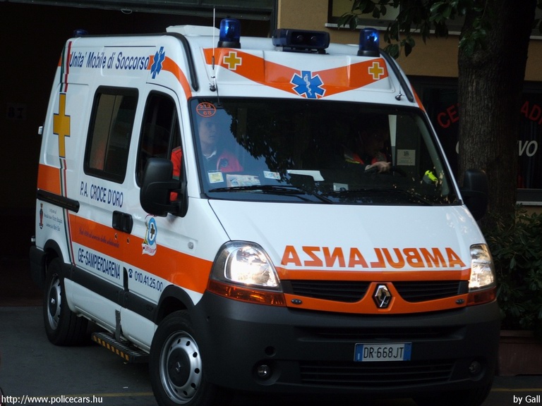 Renault Master, fotó: Gall
Keywords: olasz Olaszország mentő mentőautó