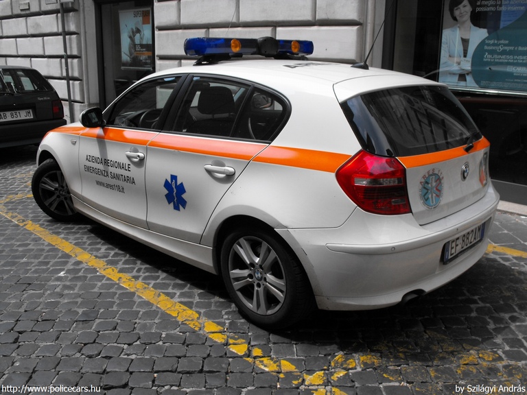 BMW 1, fotó: Szilágyi András
Keywords: mentő mentőautó olasz Olaszország EF882AM