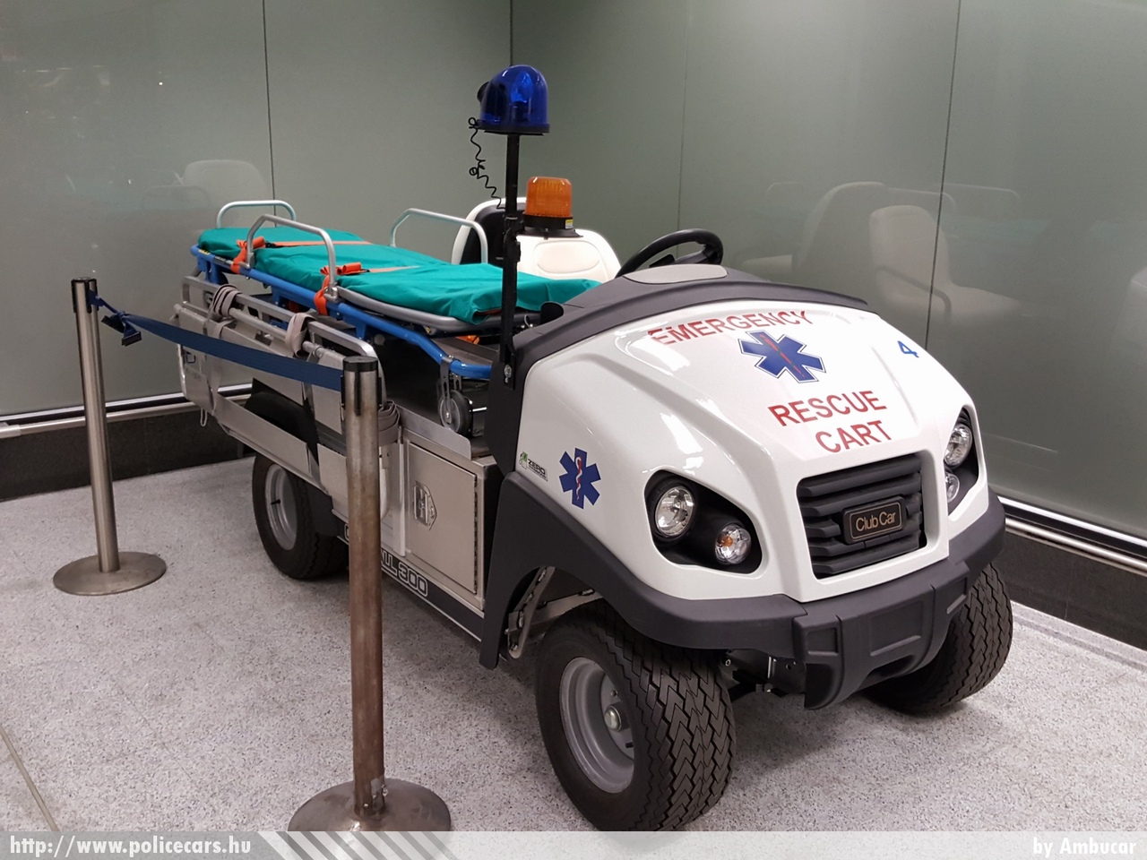 Club Car Carryall 300, fotó: Ambucar
Keywords: olasz Olaszország mentő mentőautó italian Italy ambulance