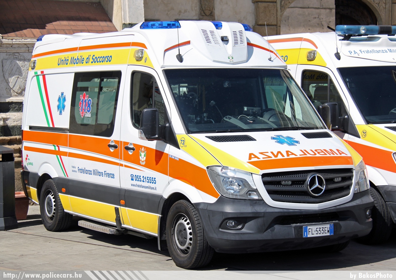 Mercedes Sprinter II facelift, fotó: BakosPhoto
Keywords: mentő mentőautó olasz Olaszország ambulance Italy italian