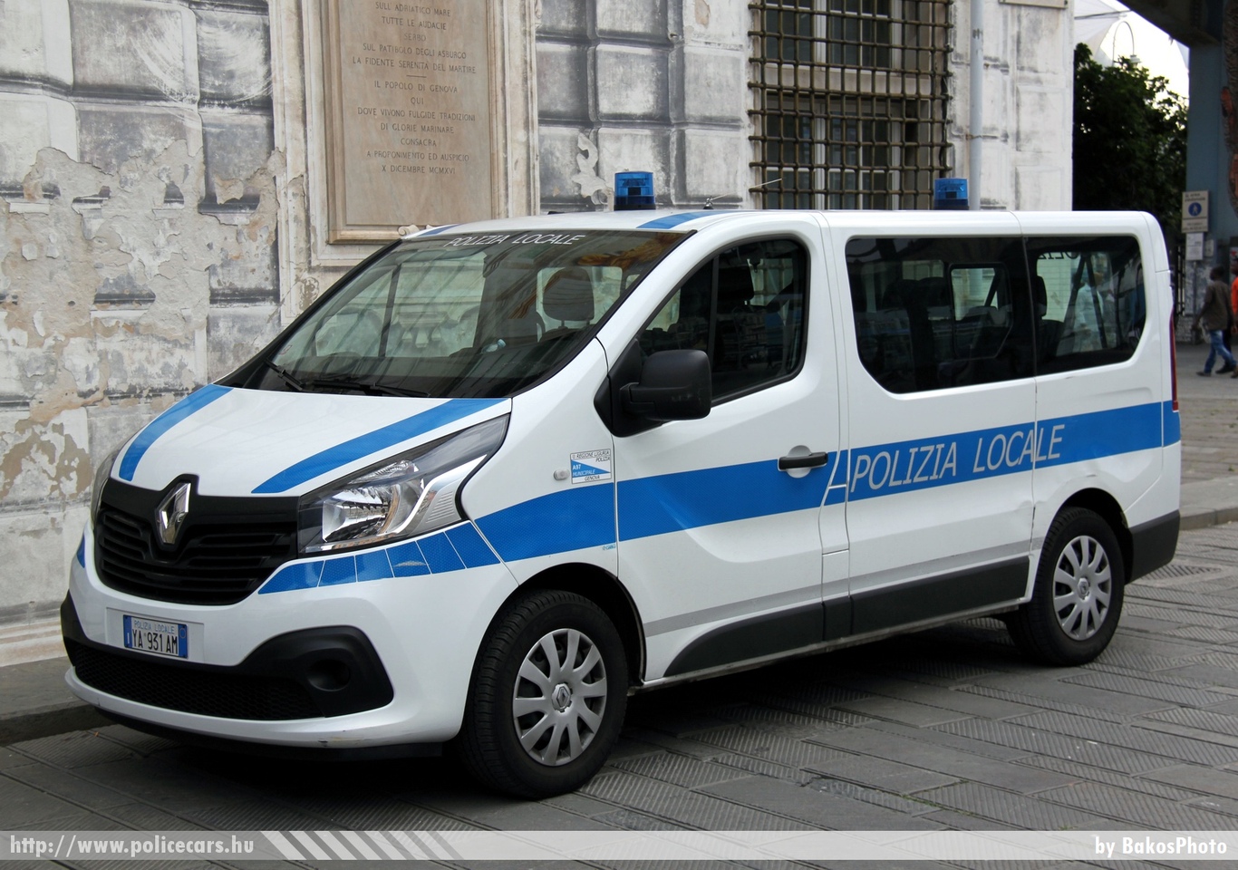 Renault Trafic, Polizia Locale Genova, fotó: BakosPhoto
Keywords: rendőr rendőrautó rendőrség olasz Olaszország police policecar Italy italian