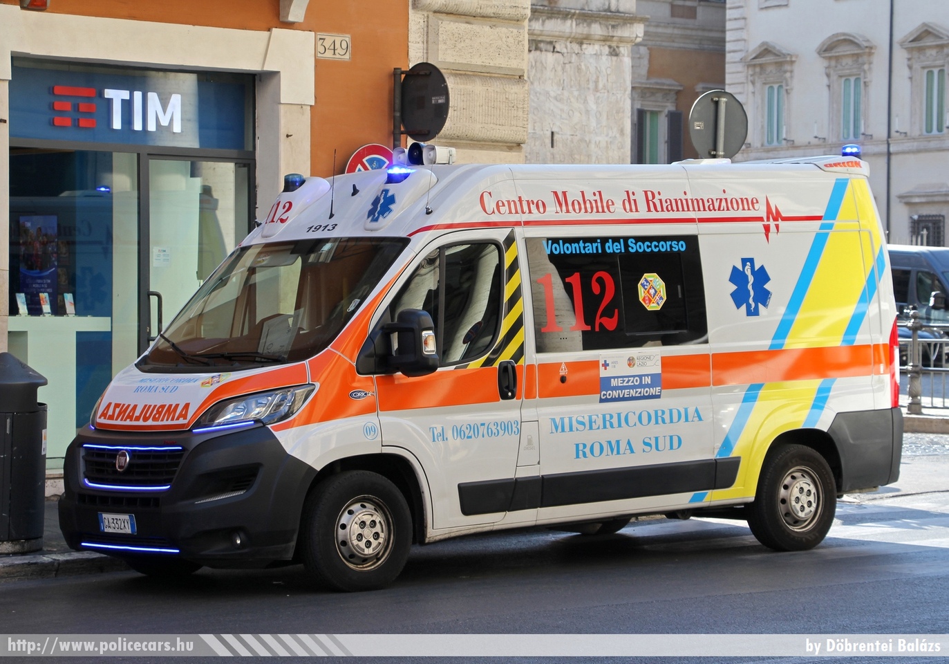 Fiat Ducato, Misericordia di Roma Sud, fotó: Döbrentei Balázs
Keywords: mentő mentőautó olasz Olaszország ambulance Italy italian