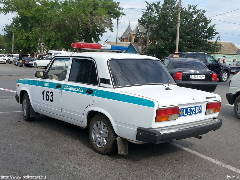 Lada VAZ 2107, fotó: Miki
Keywords: kazah Kazahsztán rendőr rendőrautó rendőrség kazahstan police policecar