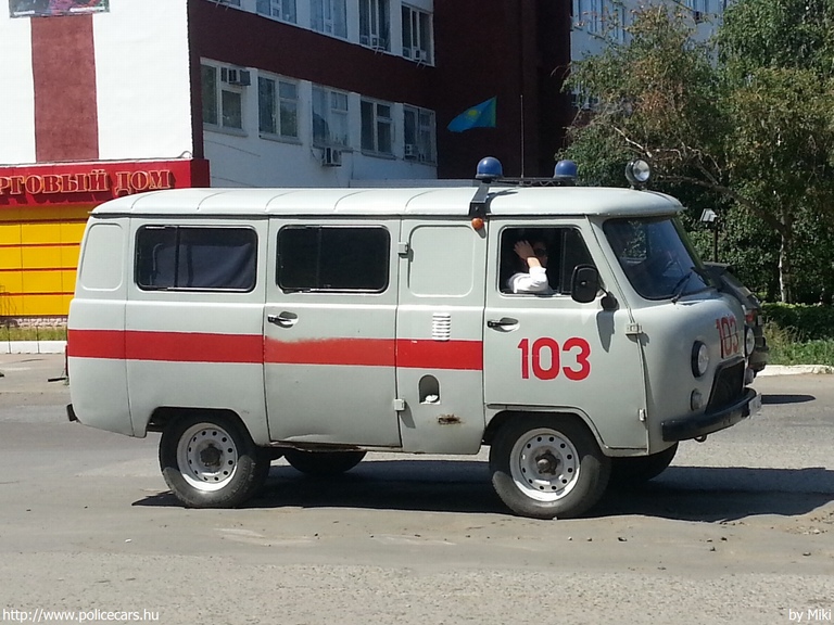 UAZ 39625, fotó: Miki
Keywords: kazah Kazahsztán mentő mentőautó kazahstan ambulance
