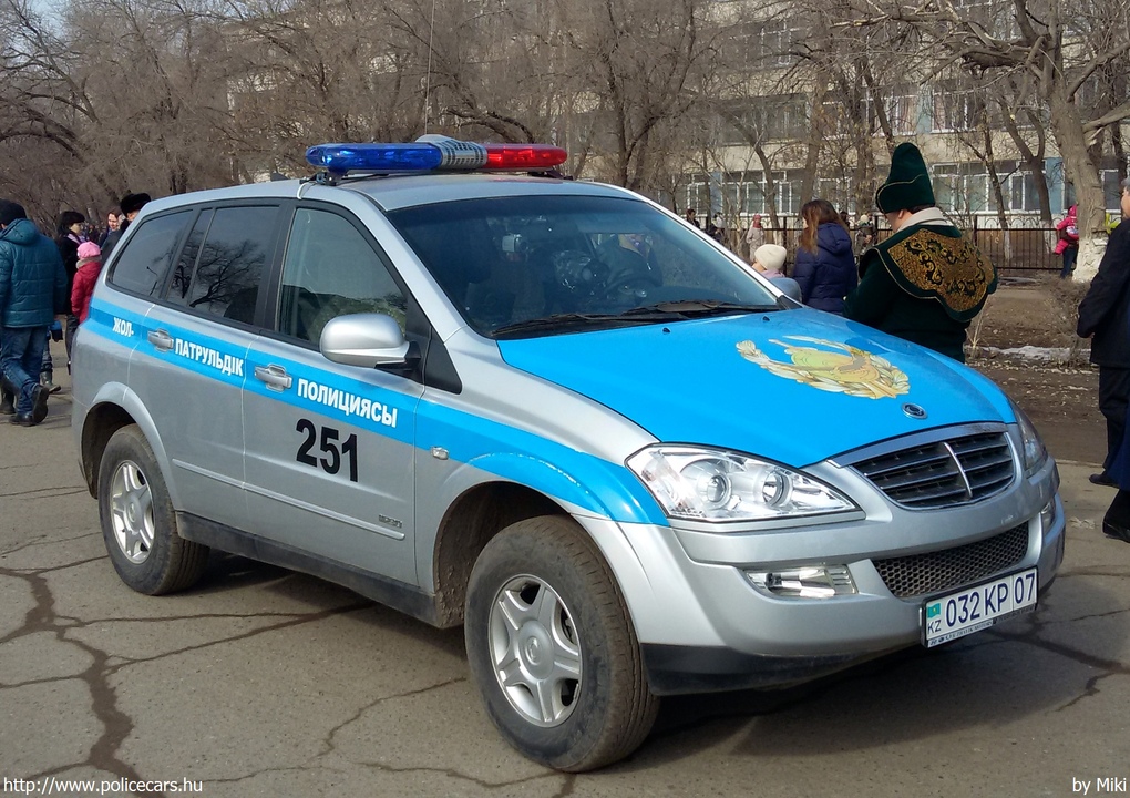 Ssangyong Kyron, fotó: Miki
Keywords: kazah Kazahsztán rendőr rendőrautó rendőrség kazahstan police policecar
