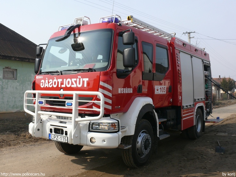 Renault Midlum 300 HEROS AQUADUX-X 2000, Szabolcs-Szatmár-Bereg Megyei Katasztrófavédelmi Igazgatóság, Kisvárdai Katasztrófavédelmi Kirendeltség, Kisvárdai Hivatásos Tûzoltóparancsnokság, fotó: korij
Keywords: tûzoltóautó tûzoltó tûzoltóság magyar Magyarország katasztrófavédelem LPZ-115 fire firetruck Hungary hungarian