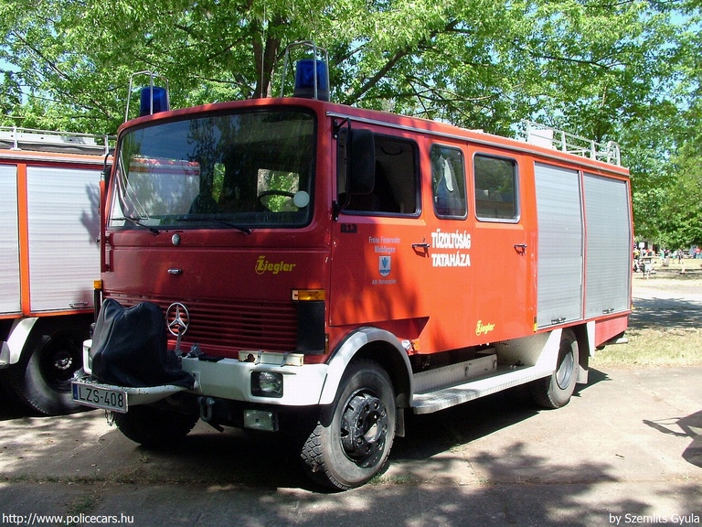Mercedes-Benz 813 Ziegler, Tataházi Önkéntes Tûzoltó Egyesület, fotó: Szemlits Gyula
Keywords: tûzoltóautó ÖTE tûzoltóság tûzoltó magyar Magyarország LZS-408 Tataháza fire firetruck Hungary hungarian