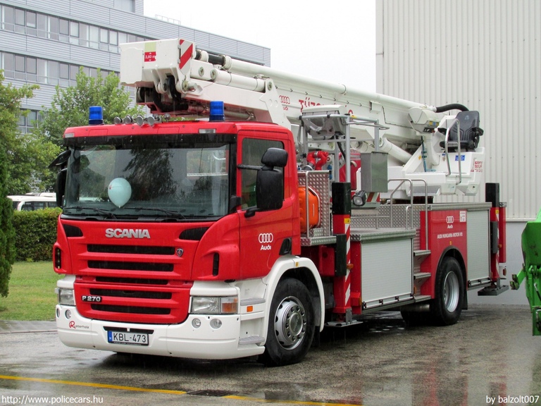 Scania P270 Bronto Skylift TLK 23-12, Audi Hungaria Motor Kft., fotó: balzolt007
Keywords: létesítményi tûzoltó tûzoltóautó tûzoltóság magyar Magyarország KBL-473 fire firetruck Hungary hungarian