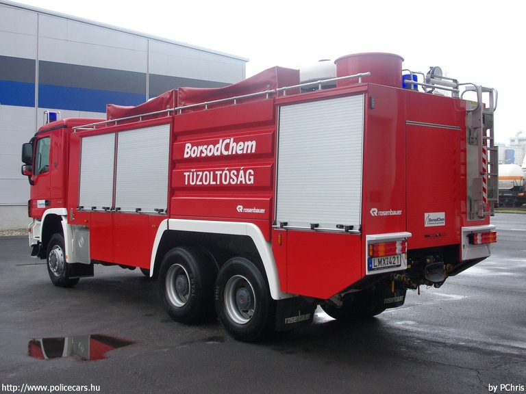 Mercedes-Benz Actros 3344 Rosenbauer ILF, BorsodChem Zrt. Kazincbarcika, fotó: PChris
Keywords: tûzoltó tûzoltóautó tûzoltóság magyar Magyarország létesítményi LMX-421 fire firetruck Hungary hungarian