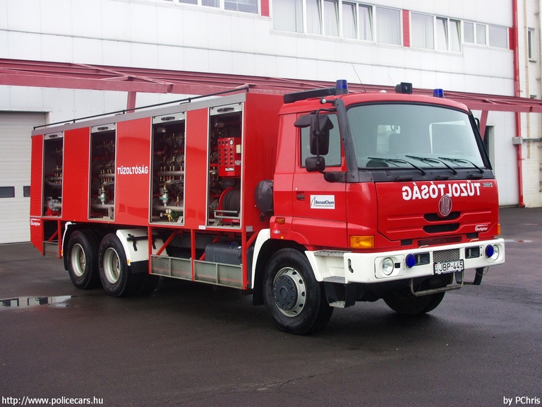 TATRA T815-280 R25 HEROS GASFIGHTER 3600, BorsodChem Zrt. Kazincbarcika, fotó: PChris
Keywords: tûzoltó tûzoltóautó tûzoltóság magyar Magyarország létesítményi JBP-445 fire firetruck Hungary hungarian