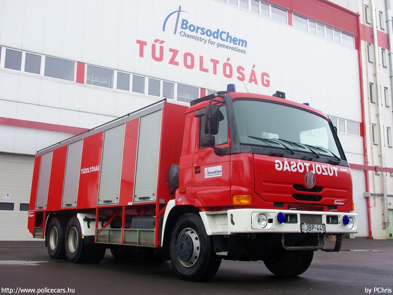 TATRA T815-280 R25 HEROS GASFIGHTER 3600, BorsodChem Zrt. Kazincbarcika, fotó: PChris
Keywords: tûzoltó tûzoltóautó tûzoltóság magyar Magyarország létesítményi JBP-445 fire firetruck Hungary hungarian