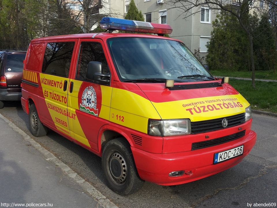 Volkswagen Transporter T4, Szegedi Vízimentõ Szakszolgálat, fotó: abende609
Keywords: tûzoltóautó tûzoltóság tûzoltó magyar Magyarország KDC-226