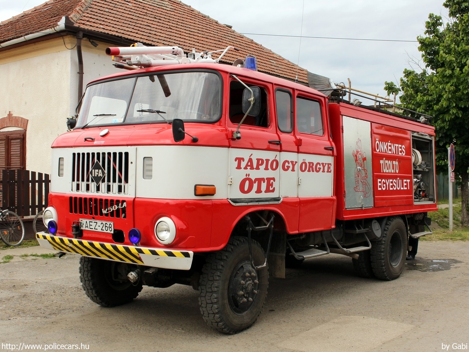 IFA W50LA, Tápiógyörgyei Önkéntes Tûzoltó Egyesület, fotó: Gabi
Keywords: tûzoltóautó ÖTE tûzoltóság tûzoltó magyar Magyarország AEZ-268 fire firetruck Hungary hungarian