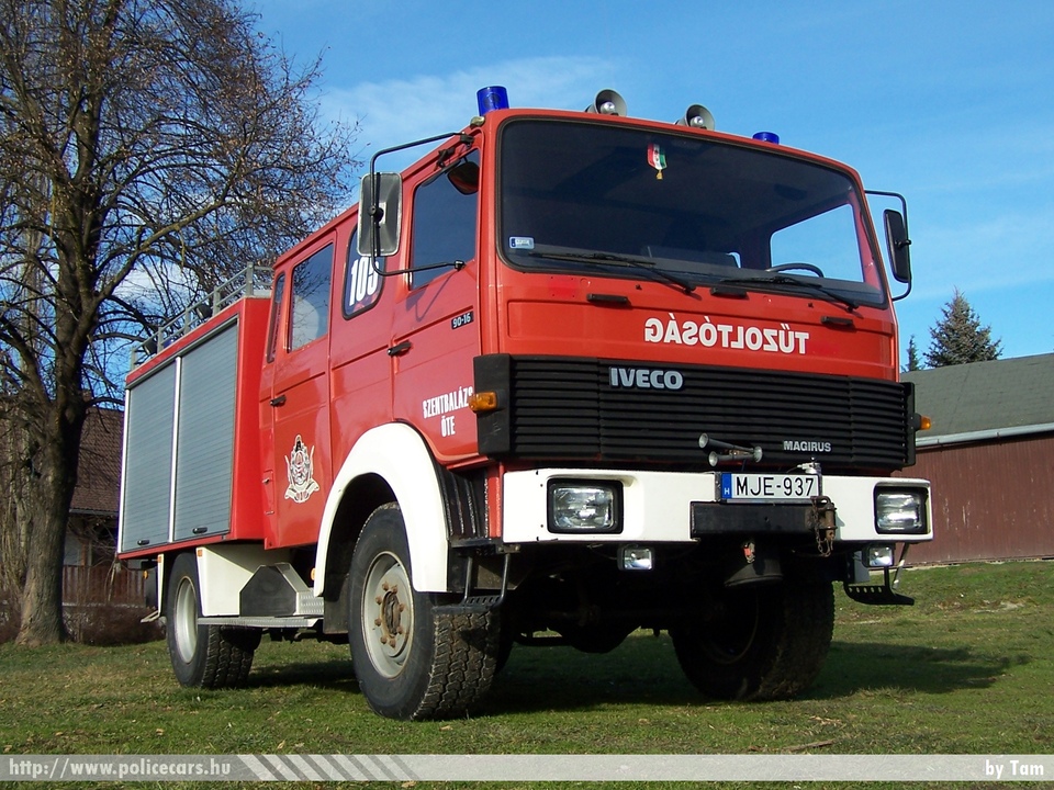 Iveco Magirus 90-16, Szentbalázsi Önkéntes Tûzoltó Egyesület, fotó: Tam
Keywords: magyar Magyarország tûzoltó tûzoltóautó tûzoltóság ÖTE MJE-937 fire firetruck Hungary hungarian