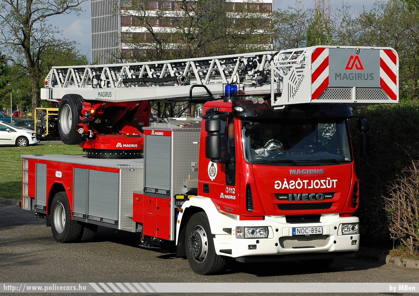 Iveco 180E32 Magirus M42L AS, Szabolcs-Szatmár-Bereg Megyei Katasztrófavédelmi Igazgatóság, Nyíregyházi Katasztrófavédelmi Kirendeltség, Nyíregyházi Hivatásos Tûzoltóparancsnokság, fotó: Mben
Keywords: NOC-894 tûzoltóautó tûzoltóság tûzoltó magyar Magyarország katasztrófavédelem fire firetruck Hungary hungarian