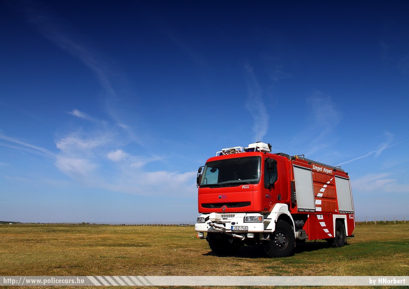 Renault Kerax 370 BM Heros Air Star Fõnix, Szeged Airport, fotó: HNorbert 
Keywords: JSZ-746 tûzoltóautó létesítményi tûzoltóság