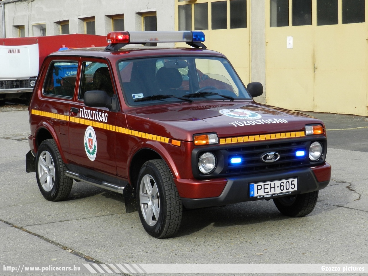 Lada Niva, Szõkedencsi Önkéntes Tûzoltó Egyesület, fotó: Gzozzo pictures 
Keywords: PEH-605 tûzoltó tûzoltóautó tûzoltóság Magyarország magyar ÖTE hungarian Hungary fire firetruck