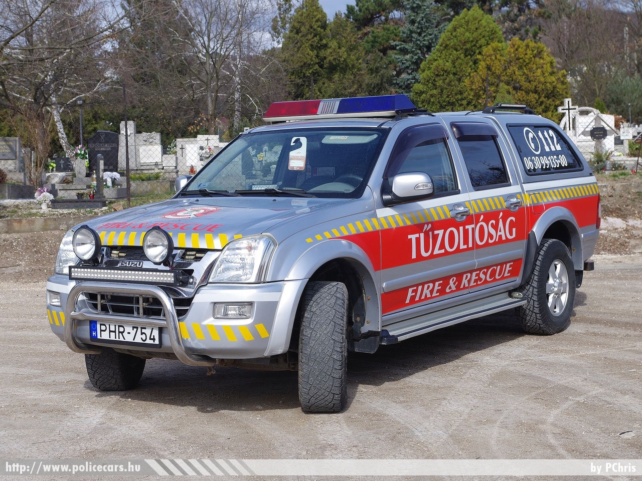 Isuzu D-Max, Piliscsabai Nagyközségi Önkéntes Tûzoltó Egyesület, fotó: PChris
Keywords: ÖTE magyar Magyarország tûzoltó tûzoltóautó tûzoltóság Hungary hungarian fire firetruck  PHR-754