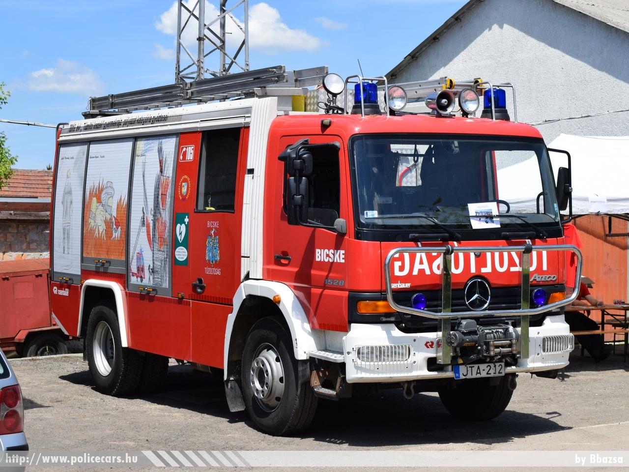 Mercedes Atego 1528, Bicskei Önkormányzati Tûzoltóparancsnokság, fotó: Bbazsa
Keywords: tûzoltóautó tûzoltó ÖTP tûzoltóság magyar Magyarország fire firetruck Hungary hungarian JTA-212