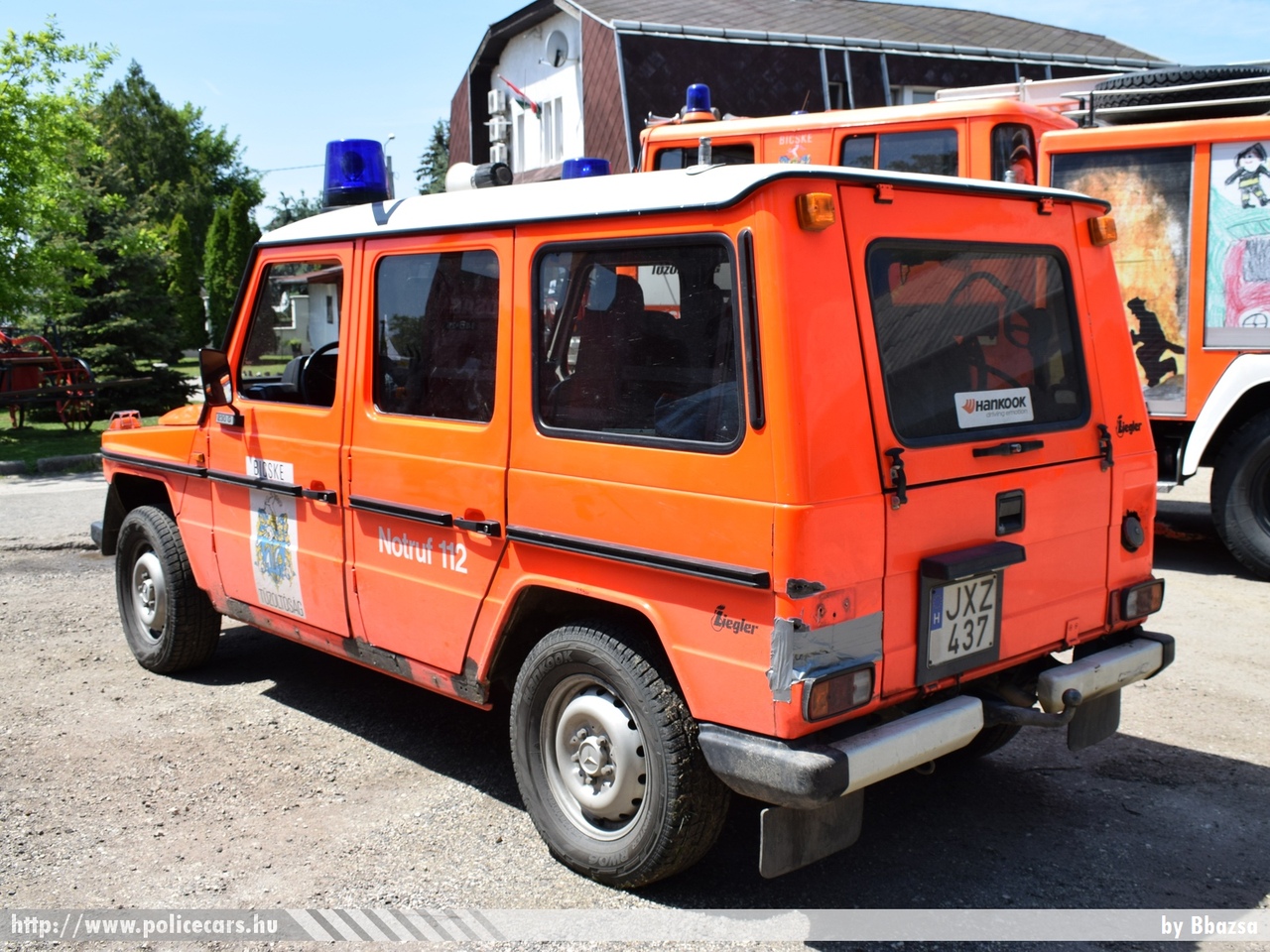 Mercedes G 230, Bicskei Önkormányzati Tûzoltóparancsnokság, fotó: Bbazsa
Keywords: tûzoltóautó tûzoltó ÖTP tûzoltóság magyar Magyarország fire firetruck Hungary hungarian JXZ-437