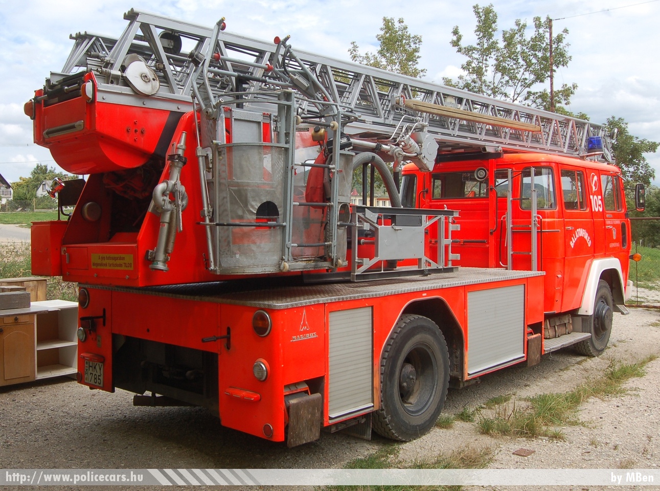 Magirus Deutz FM 170-D12-F, Balatonfüredi Önkormányzati Tûzoltóparancsnokság, fotó: MBen
Keywords: tûzoltóautó tûzoltó ÖTP tûzoltóság magyar Magyarország fire firetruck Hungary hungarian HKY-785
