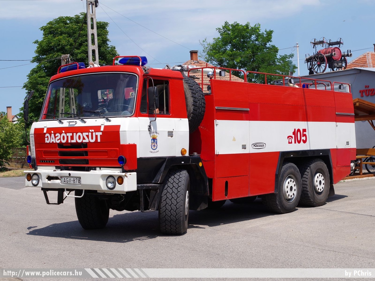 Tatra CAS 815 Karosa, Önkéntes Tûzoltó Egyesület Orgovány, fotó: PChris
Keywords: tûzoltó tûzoltóautó tûzoltóság magyar Magyarország ÖTE hungarian Hungary fire firetruck AGX-878