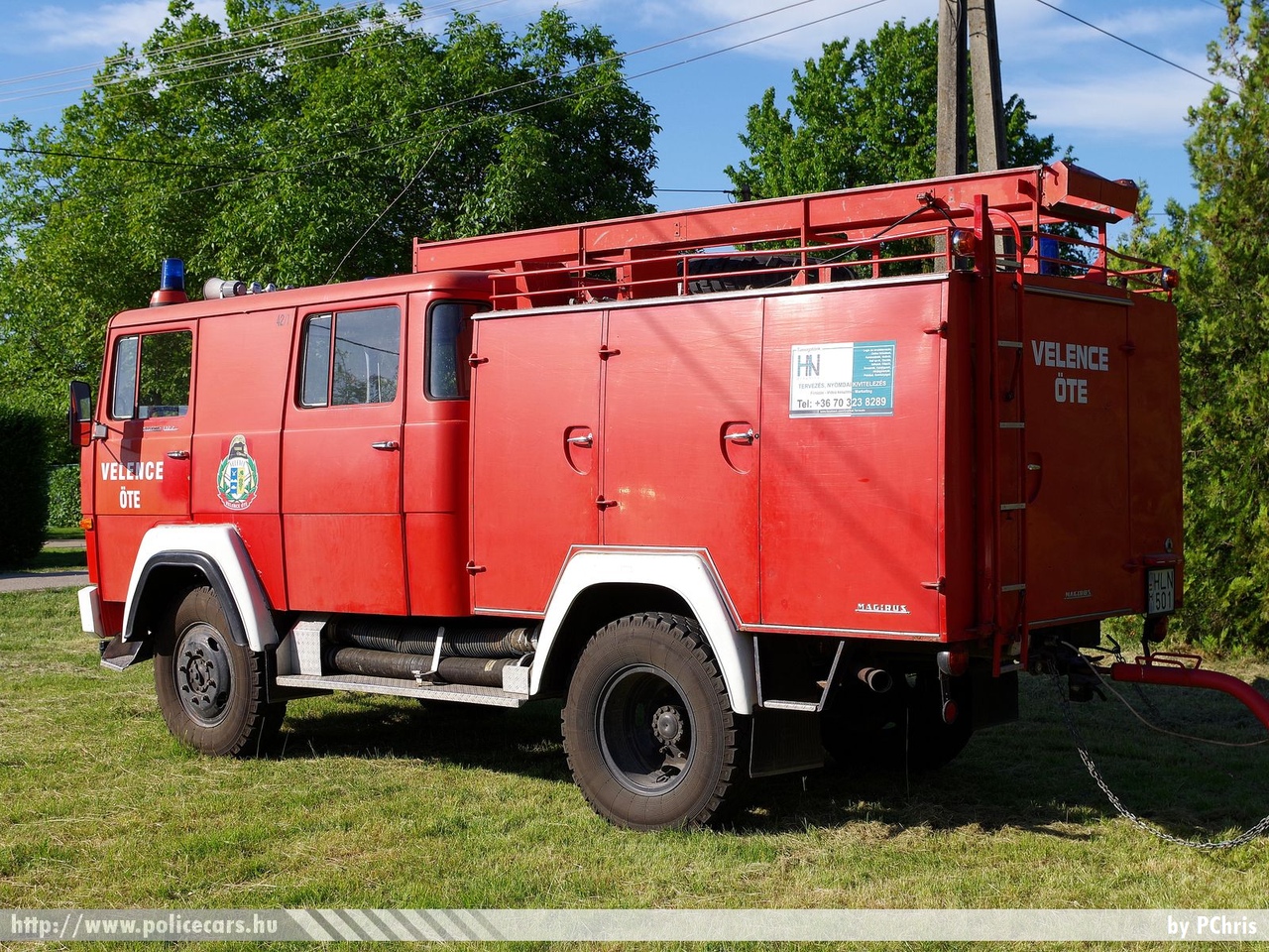 Magirus Deutz 110D7FA, Velence Város Önkéntes Tûzoltó Egyesülete, fotó: PChris
Keywords: tûzoltó tûzoltóautó tûzoltóság magyar Magyarország ÖTE hungarian Hungary fire firetruck HLN-501