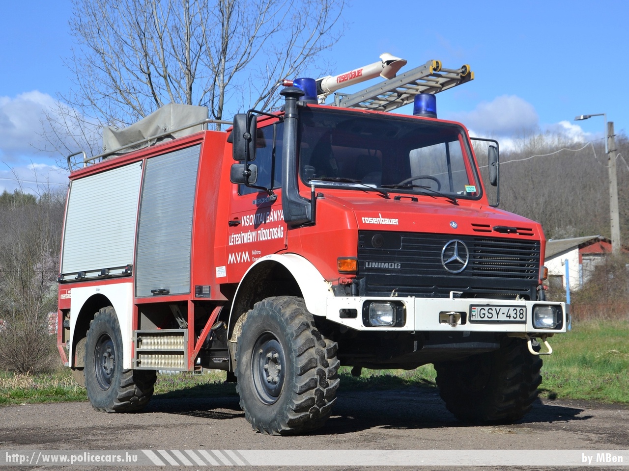 Mercedes Unimog U1550L, MVM Mátra Energia Zrt. létesítményi tûzoltóság, fotó: MBen
Keywords: létesítményi tûzoltó tûzoltóautó tûzoltóság magyar Magyarország fire firetruck Hungary hungarian GSY-438
