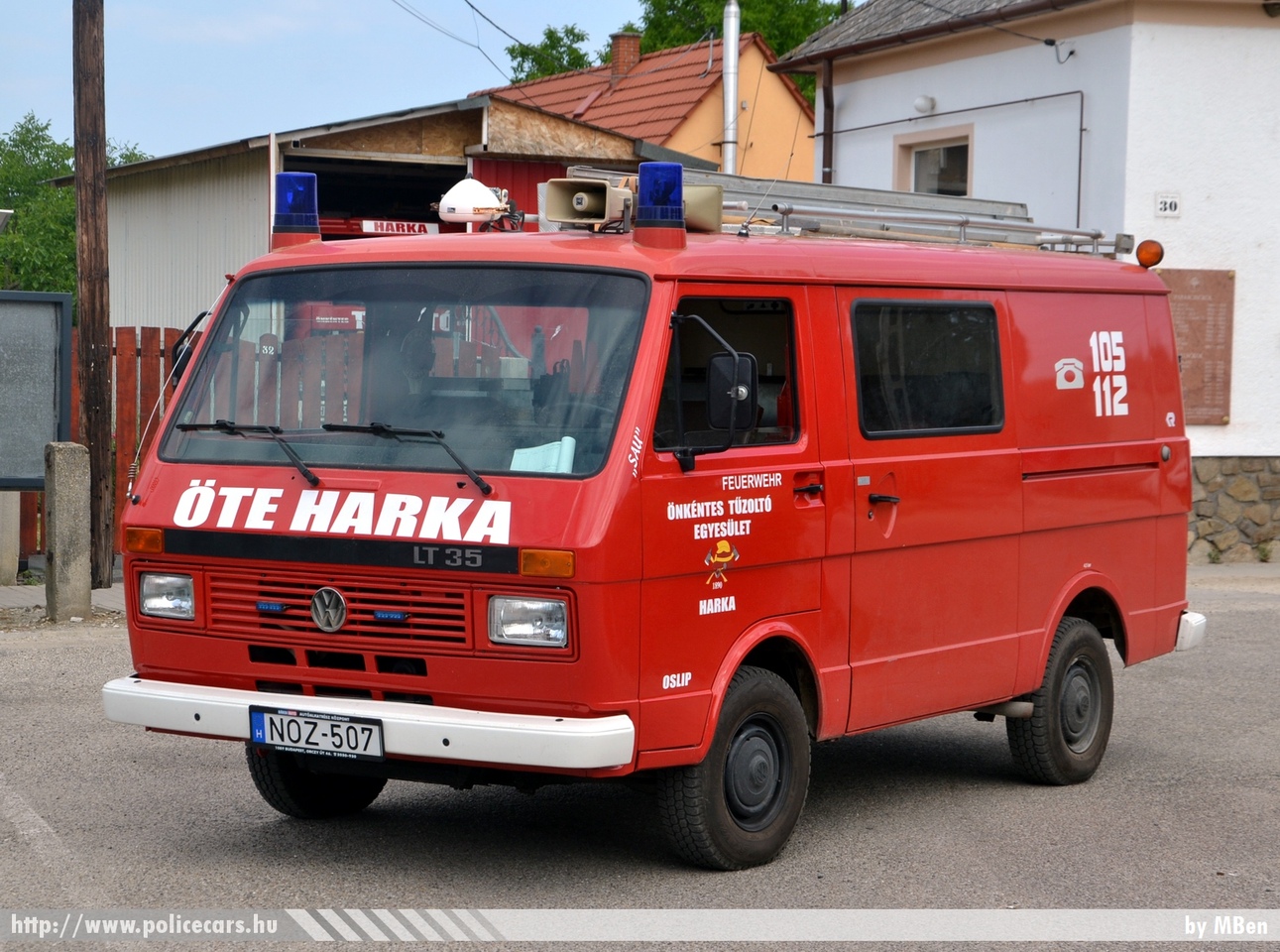 Volkswagen LT35, Önkéntes Tûzoltó Egyesület Harka, fotó: MBen
Keywords: tûzoltó tûzoltóautó tûzoltóság magyar Magyarország ÖTE hungarian Hungary fire firetruck NOZ-507