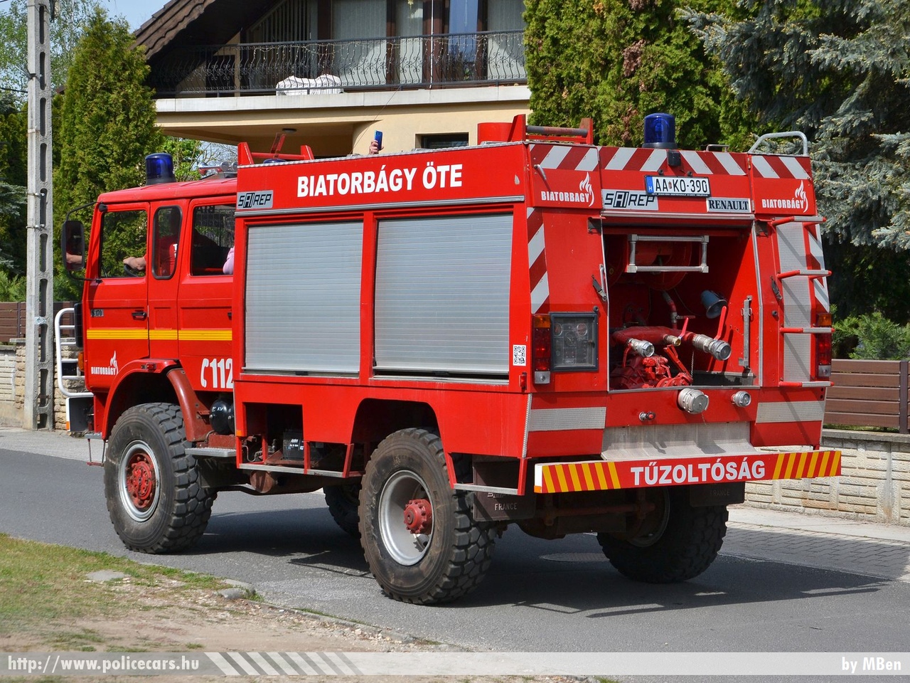 Renault Midliner S170.13 4X4 SAIREP, Biatorbágyi Önkéntes Tűzoltó Egyesület, fotó: MBen
Keywords: ÖTE magyar Magyarország tûzoltó tûzoltóautó tûzoltóság Hungary hungarian fire firetruck AAKO-390