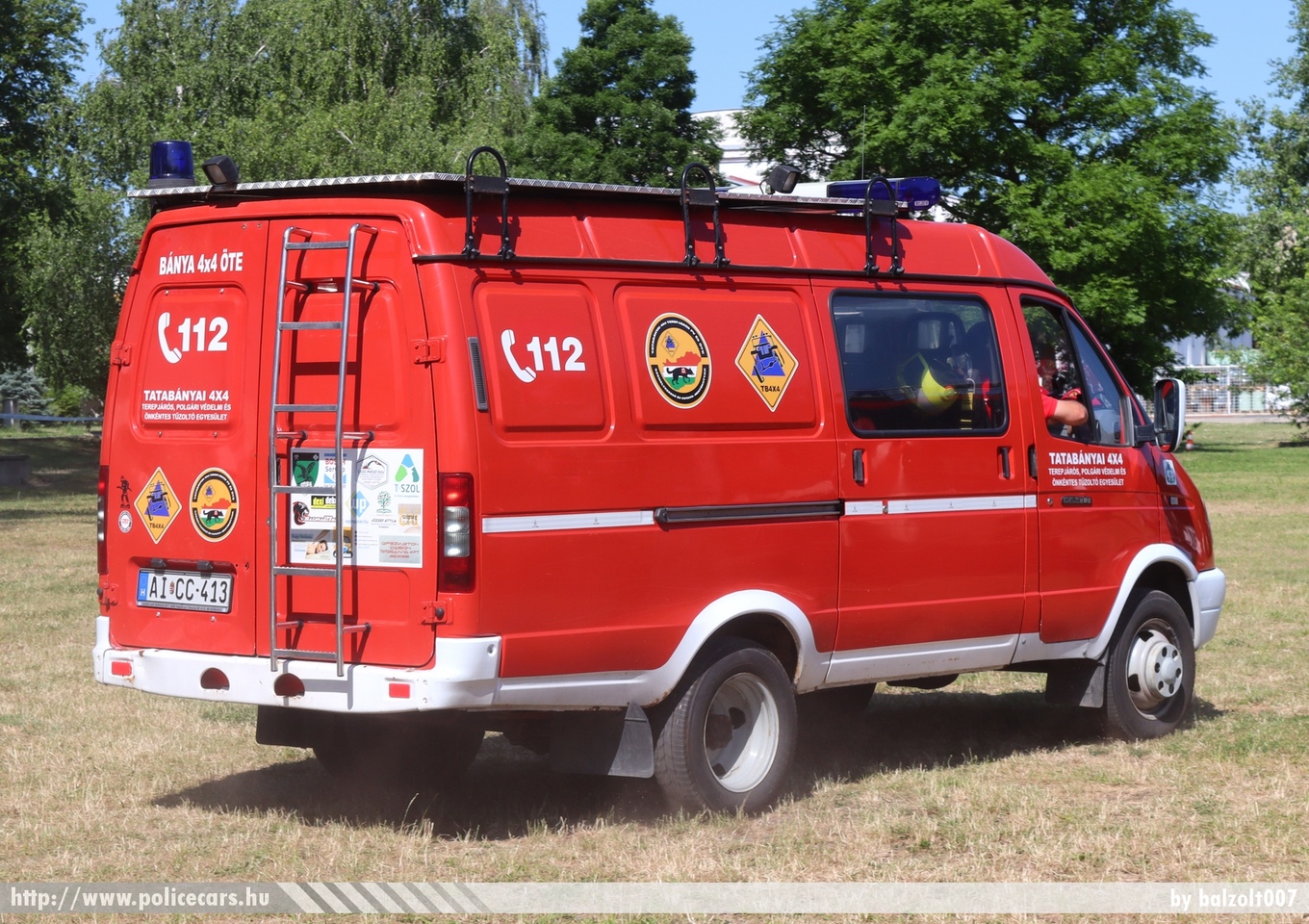 GAZ 27057 Gazelle, Tatabányai 4x4 Terepjárós, Polgári Védelmi és
Önkéntes Tűzoltó Egyesület, fotó: balzolt007
Keywords: ÖTE magyar Magyarország tűzoltó tűzoltóautó tűzoltóság Hungary hungarian fire firetruck AICC-413