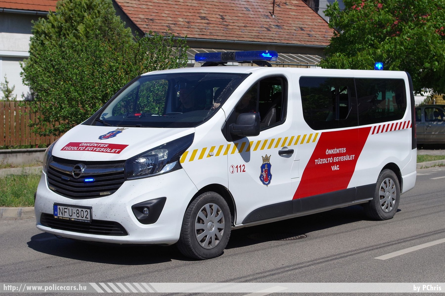 Opel Vivaro B 1.6 CDTI, Vác-Göd Önkéntes Tűzoltó és Polgárőr Egyesület, fotó: PChris
Keywords: ÖTE magyar Magyarország tűzoltó tűzoltóautó tűzoltóság Hungary hungarian fire firetruck NFU-802