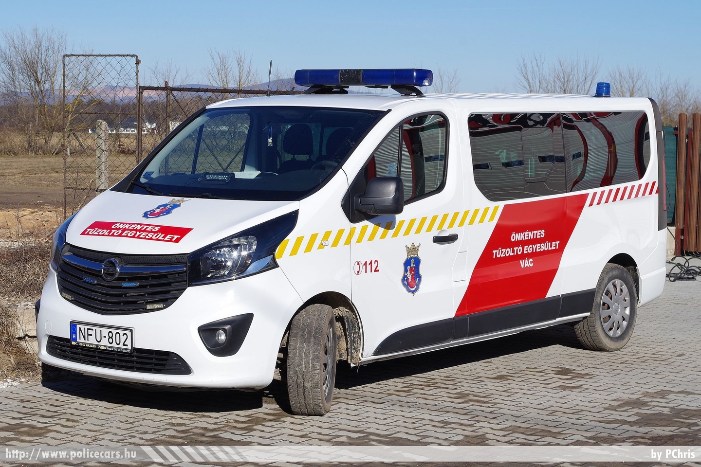 Opel Vivaro B 1.6 CDTI, Vác-Göd Önkéntes Tűzoltó és Polgárőr Egyesület, fotó: PChris
Keywords: ÖTE magyar Magyarország tűzoltó tűzoltóautó tűzoltóság Hungary hungarian fire firetruck NFU-802