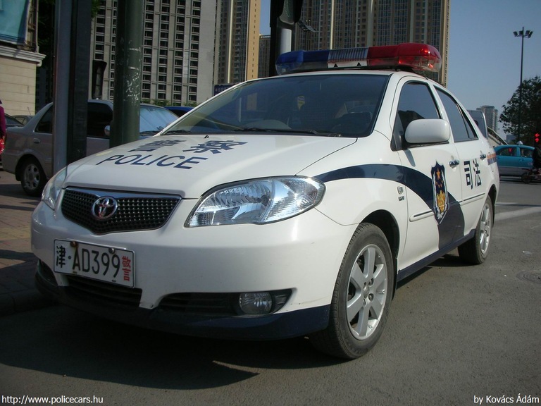 Toyota Vios, fotó: Kovács Ádám
Keywords: Kína kínai rendőr rendőrség rendőrautó police policecar china