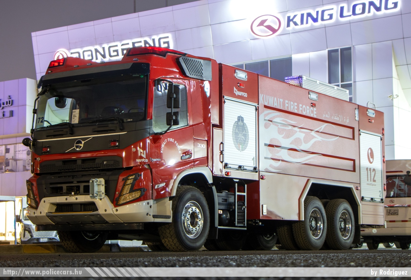 Volvo FMX NAFFCO, Kuwait Fire Force, fotó: Rodriguez
Keywords: kuvaiti Kuvait Kuwait kuwaiti fire firetruck tűzoltó tűzoltóautó