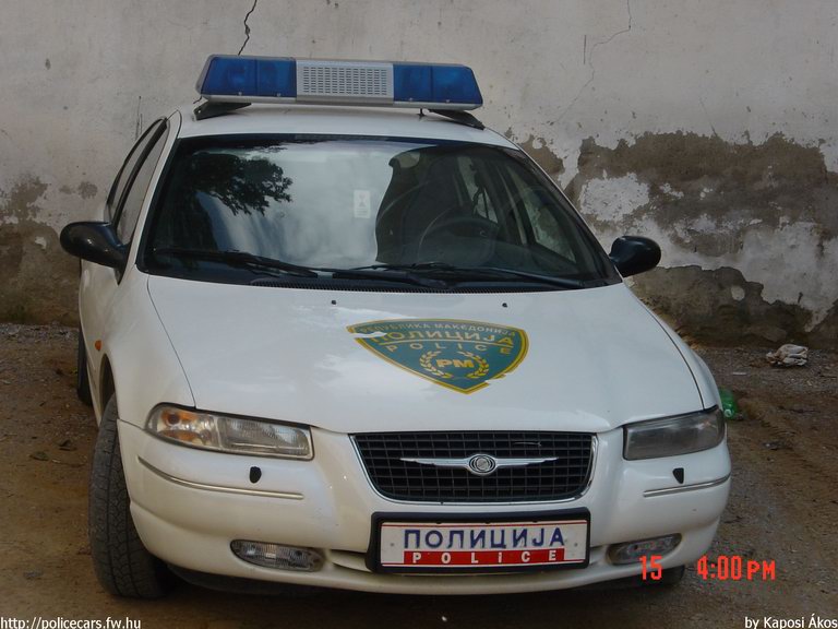 Chrysler Stratus, fotó: Kaposi Ákos
Keywords: Macedónia macedón rendőrautó rendőrség rendőr police policecar Macedonia