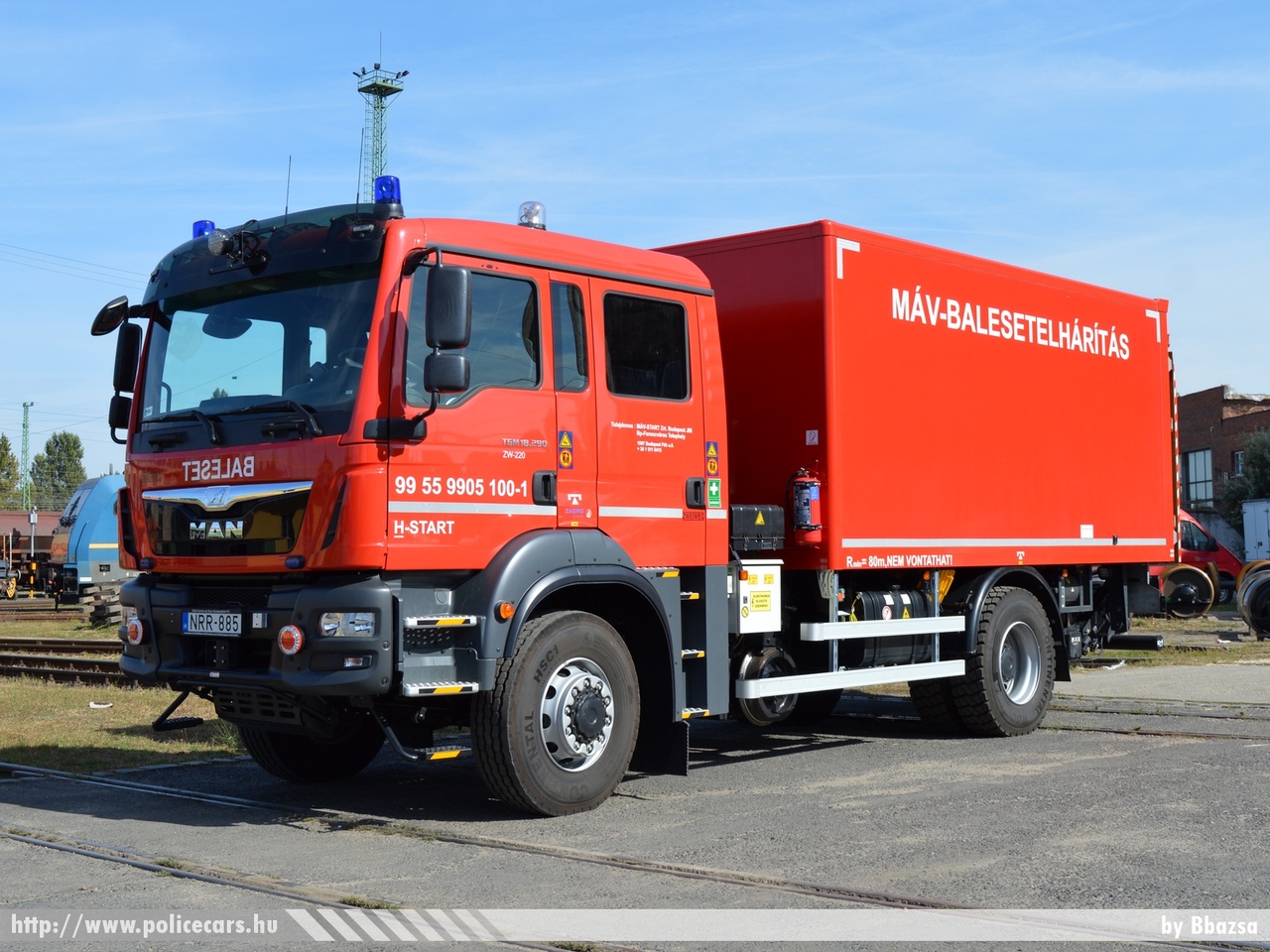 MAN TGM 18.290, MÁV-START Zrt. , fotó: Bbazsa
Keywords: MÁV NRR-885