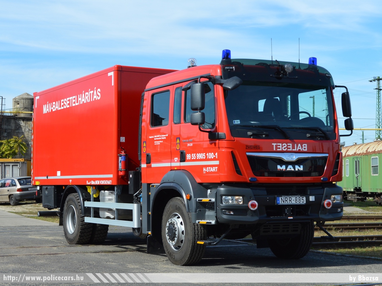 MAN TGM 18.290, MÁV-START Zrt. , fotó: Bbazsa
Keywords: MÁV NRR-885