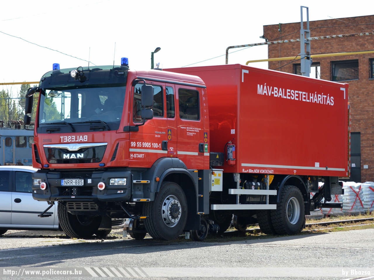 MAN TGM 18.290, MÁV-START Zrt. , fotó: Bbazsa
Keywords: MÁV NRR-885