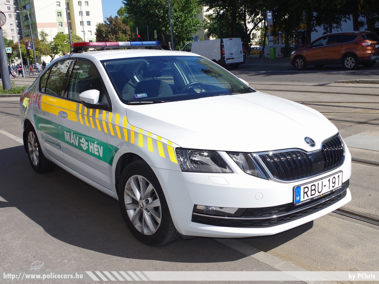 Skoda Octavia III Facelift, MÁV-HÉV Helyiérdekû Vasút Zrt., fotó: PChris
Keywords: MÁV RBU-191