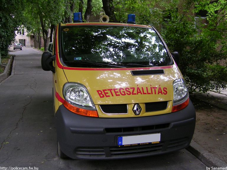 Renault Trafic, Sanamed Kht., fotó: Sanamed
Keywords: mentő magyar magyarország mentőautó