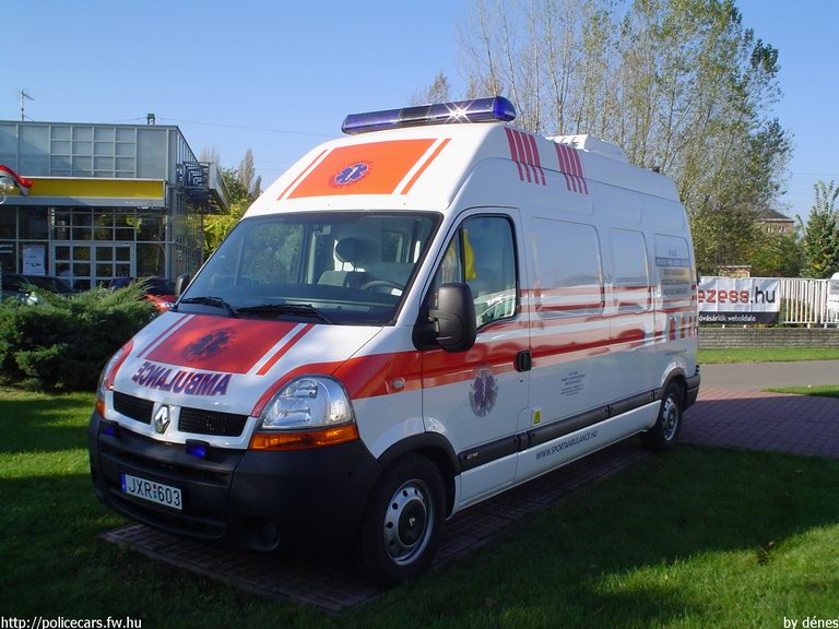Renault Master, Budapest, Oxyteam Nemzeti Sportszövetség Mentõszolgálat, fotó: dénes
Keywords: mentő magyar Magyarország mentőautó JXR-603