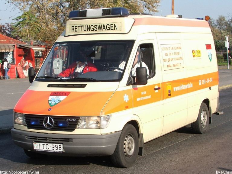 Mercedes-Benz Sprinter 312D, Budapest, Delta Mentõszolgálat, fotó: PChris
Keywords: mentő magyar Magyarország mentőautó ITC-998