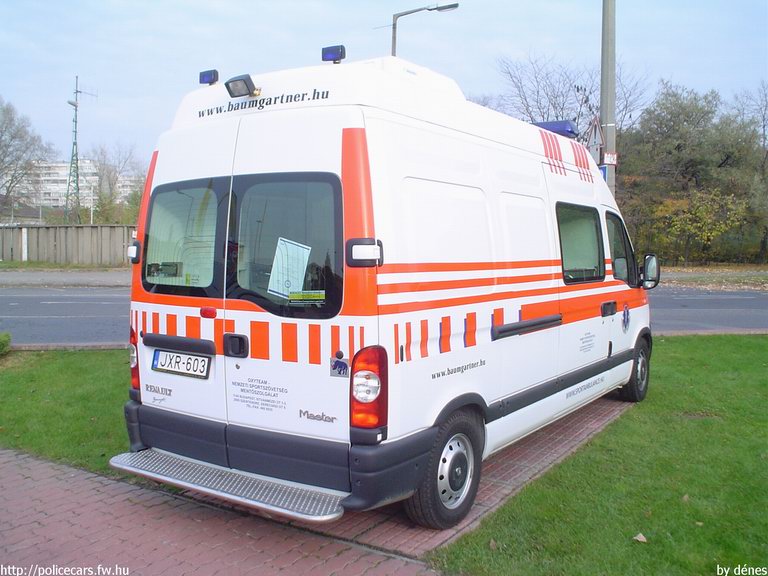 Renault Master, Budapest, Oxyteam Nemzeti Sportszövetség Mentõszolgálat, fotó: dénes
Keywords: mentő magyar Magyarország mentőautó JXR-603