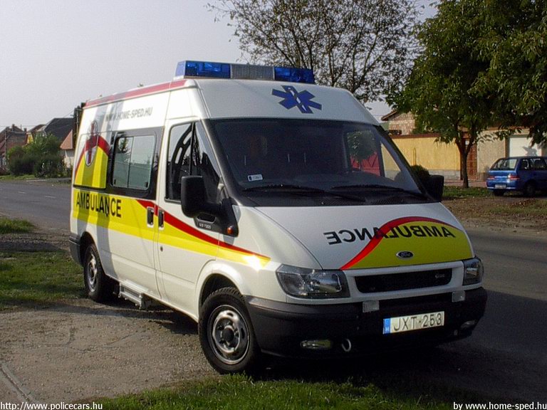 Ford Transit, Home-sped, fotó: www.home-sped.hu
Keywords: mentő magyar Magyarország mentőautó JXT-253