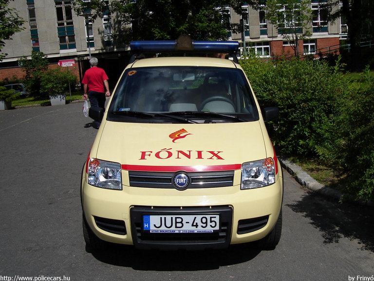 Fiat Panda, orvosi ügyelet, Budapest, Fõnix S.O.S. Zrt., fotó: Frinyó
Keywords: mentő magyar Magyarország mentőautó JUB-495