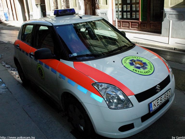 Suzuki Swift, Budapest, International Ambulance, fotó: Gambi
Keywords: mentő magyar Magyarország mentőautó KES-880